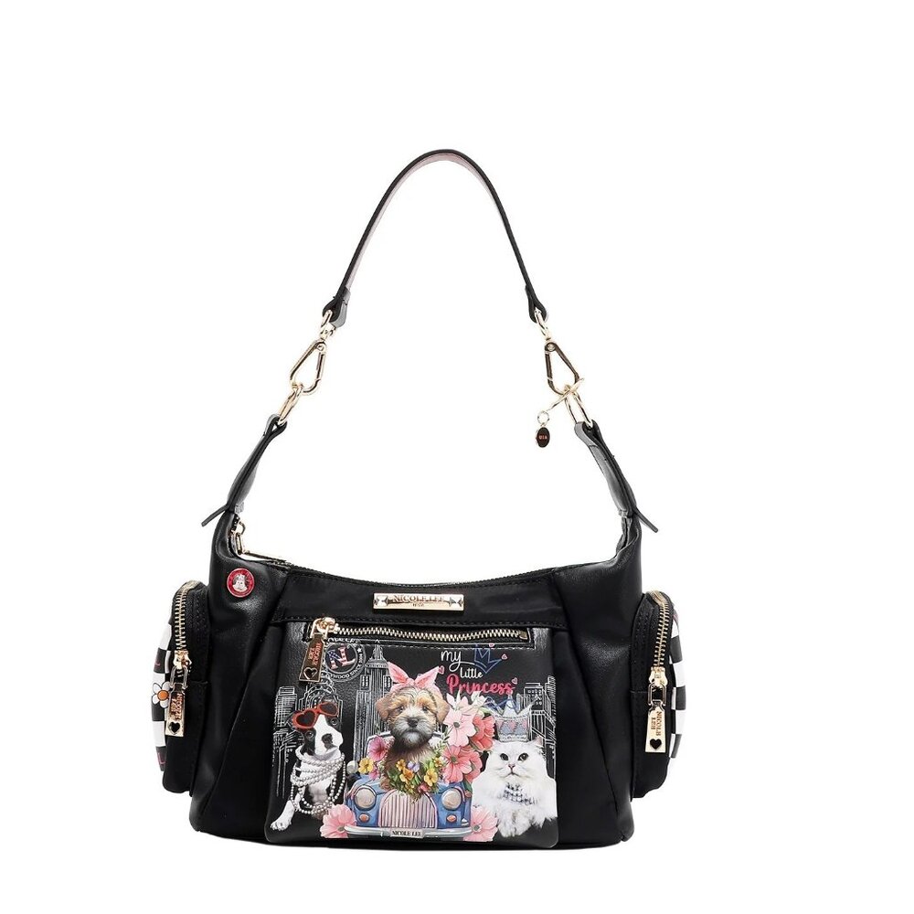 NICOLE LEE FAMILY YEARBOOK SHOULDER BAG